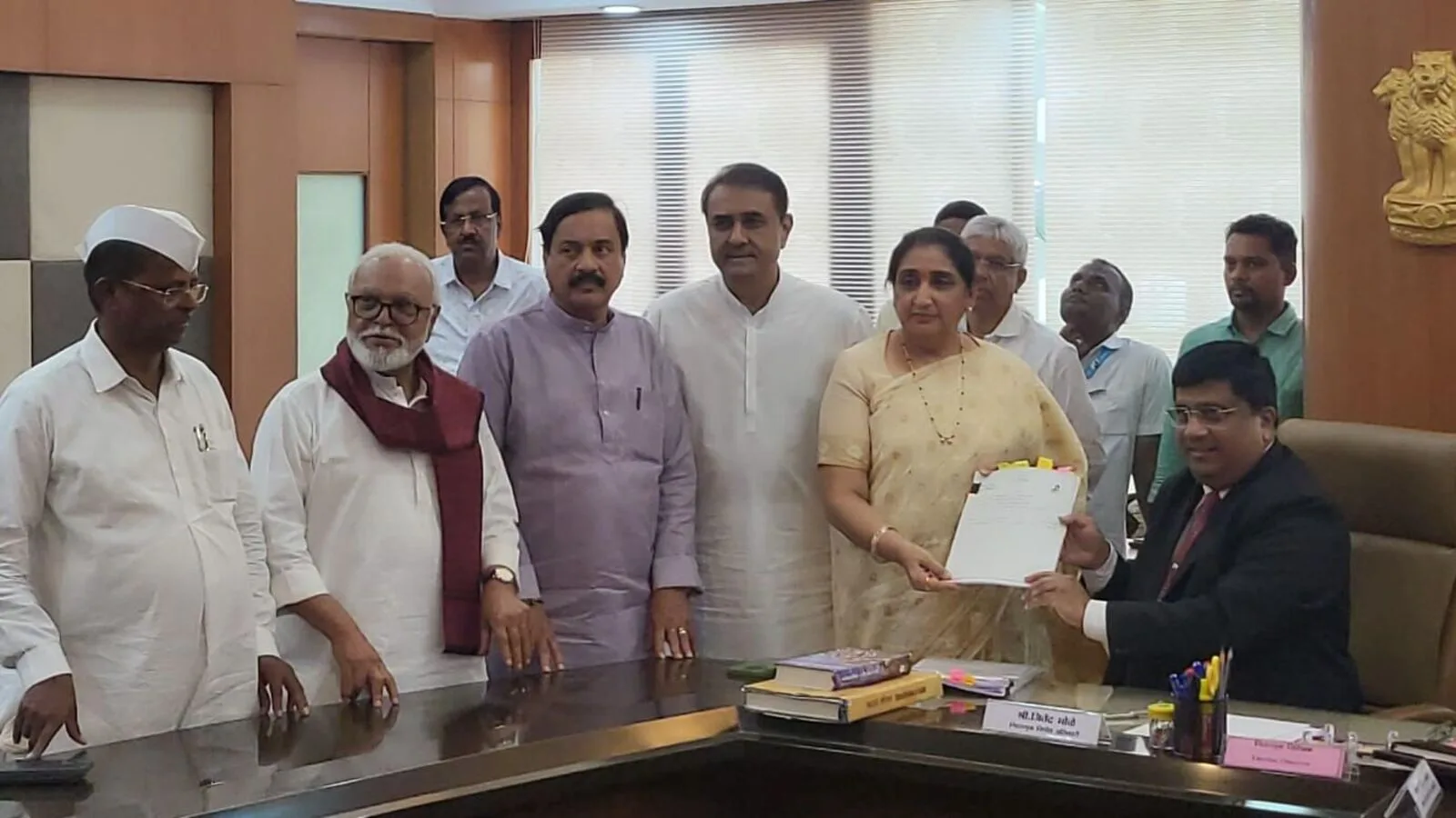 Maharashtra Politics: Absence of BJP, Shiv Sena leaders raise eyebrows as Sunetra Pawar files nomination for Rajya Sabha