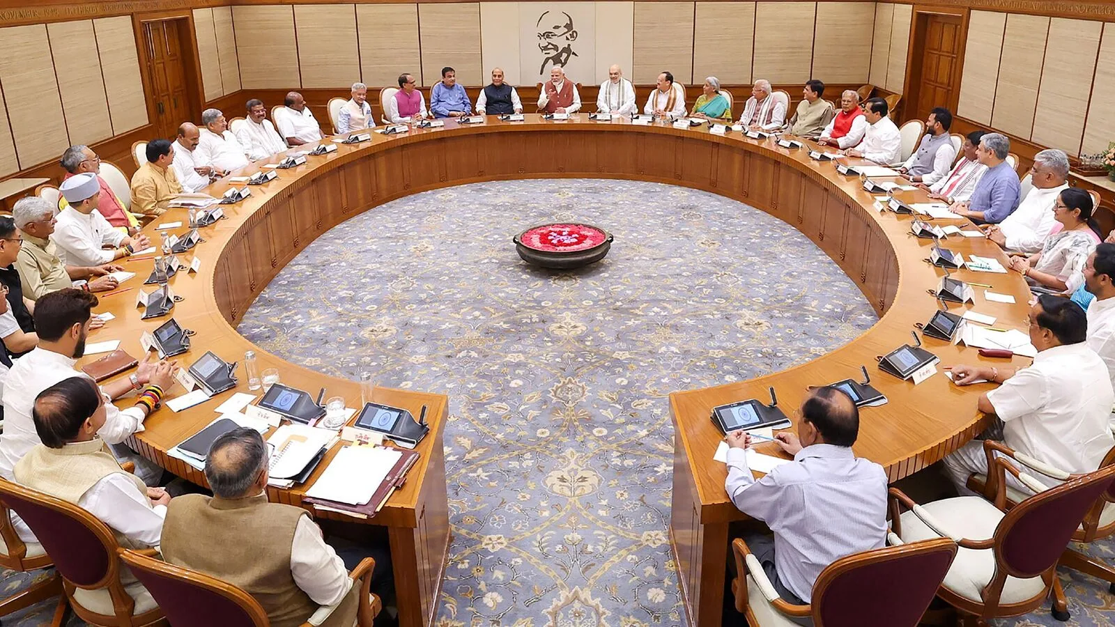 Modi 3.0: Ministers were informed of their portfolios at 1st Cabinet meeting, says report