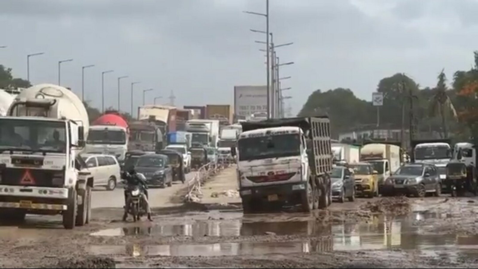 Mumbai-Ahmedabad NH traffic chaos: Viral video shows vehicles crawling on highway, netizens call it ‘peak corruption’