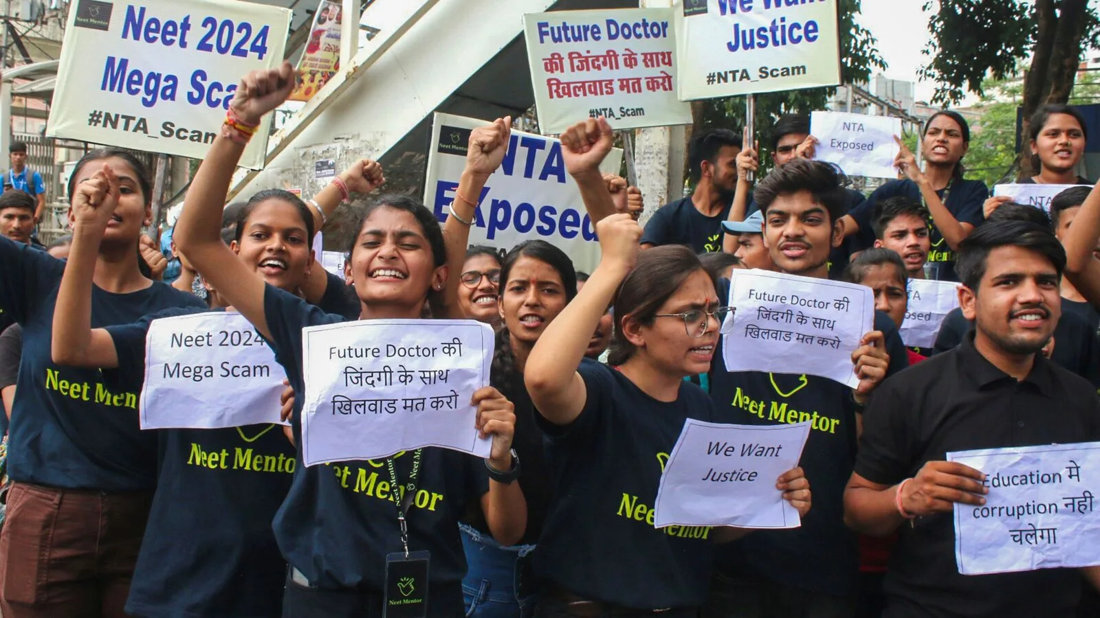 NEET-UG row: Why is PM silent, asks Congress; says Modi government ’covering up NEET scam’