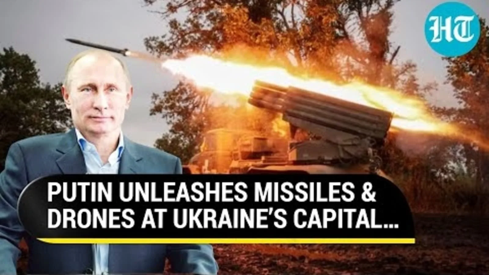 Russia Fires Missiles & Drones At Kyiv; U.S. To Send Another Patriot System To Ukraine | War Updates