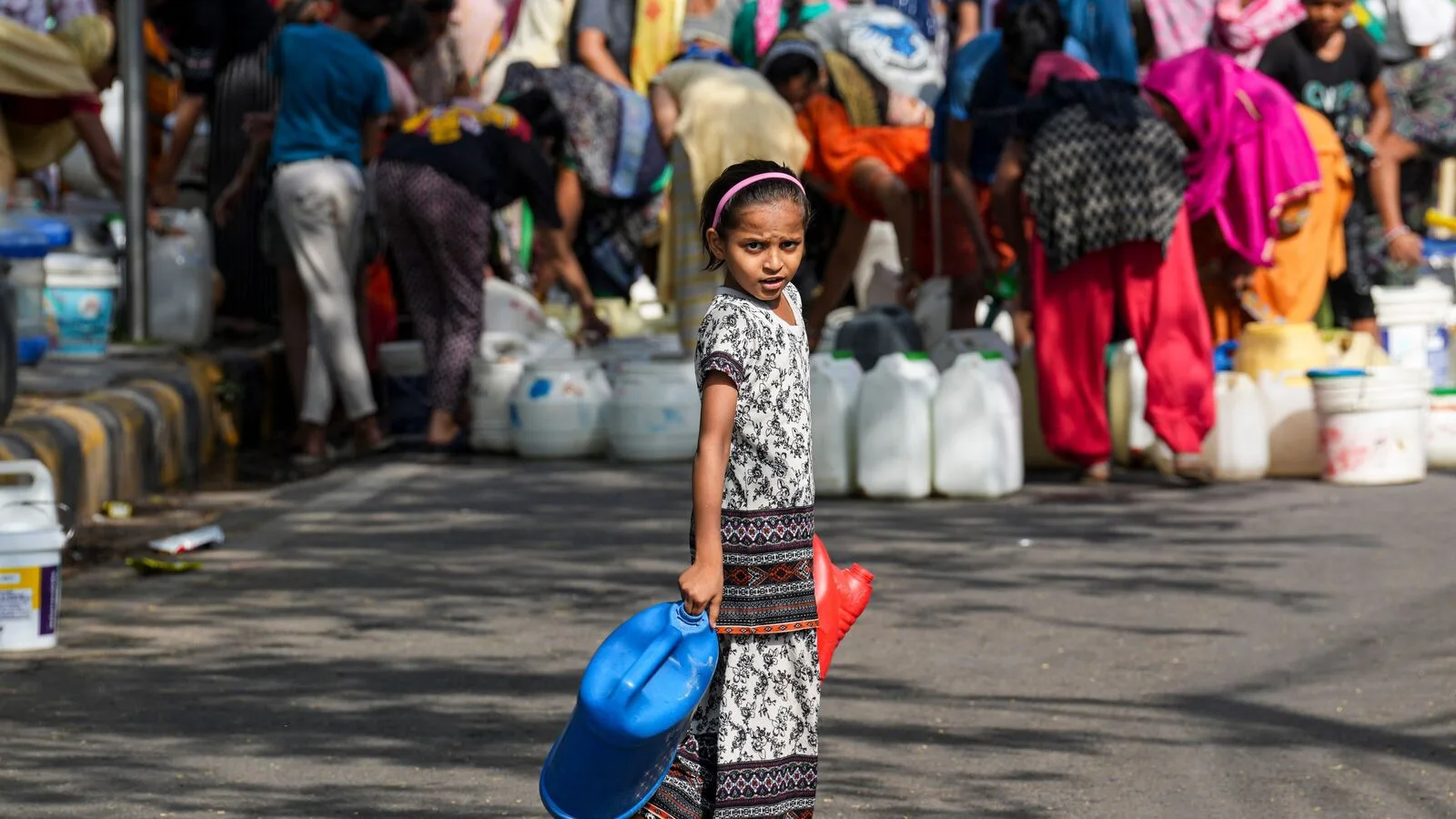 Watch | Delhi water crisis: Residents ’can’t go to work’ as they battle empty vessels amid sweltering heatwave